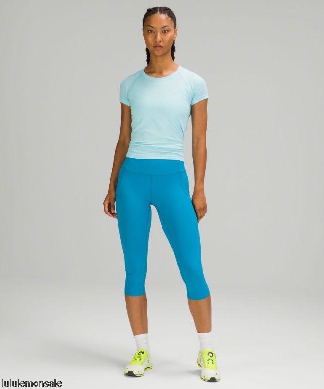 Lululemon Damen DELULU153 | Swiftly Tech Kurzarmshirt 20 Icing Blue